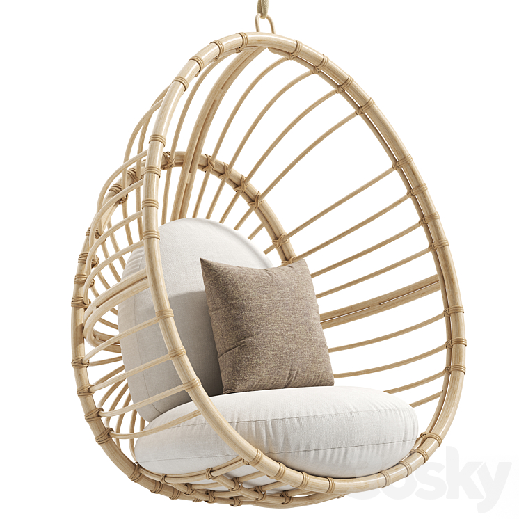 Hanging Chair BRISA 3DS Max Model - thumbnail 1