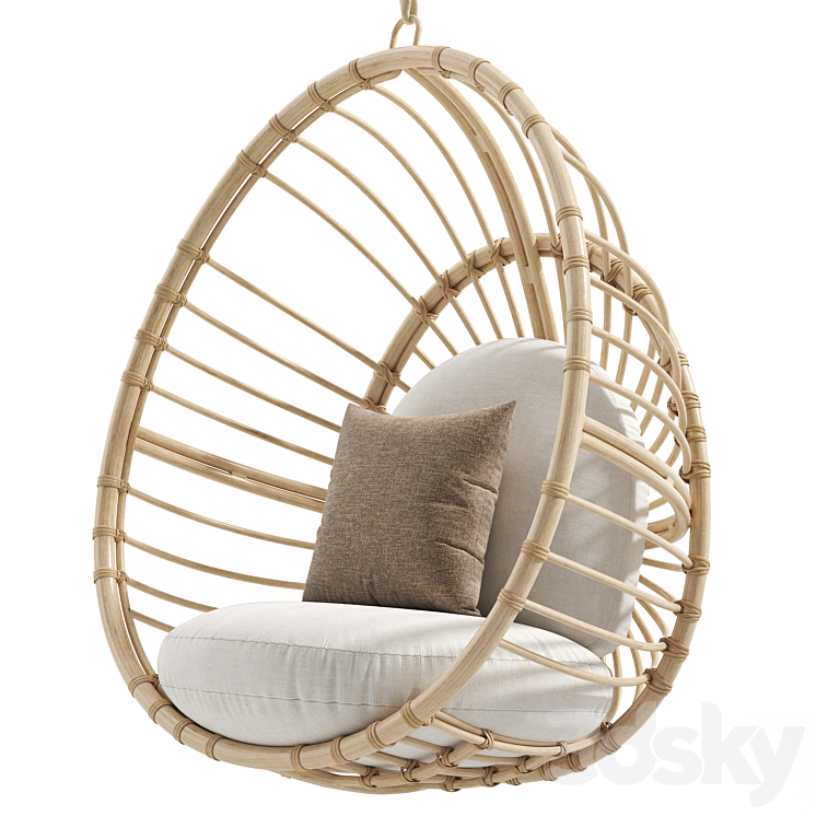 Hanging Chair BRISA 3DS Max Model - thumbnail 2