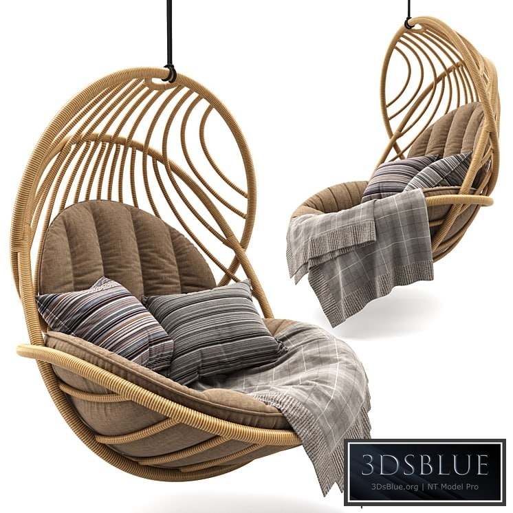 HANGING LOUNGE CHAIR by Dedon 3DS Max - thumbnail 3