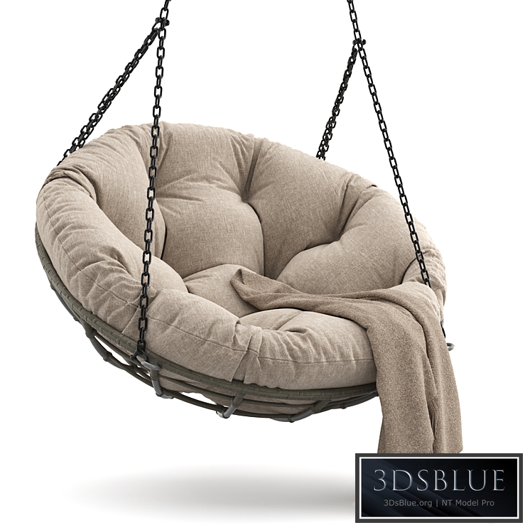 Hanging Papasan Chair 3DS Max - thumbnail 3