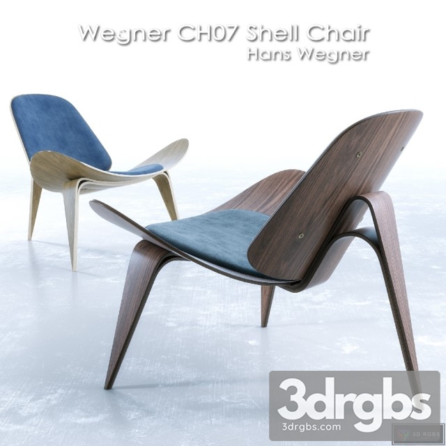 Hans Wegner Chair 3dsmax Download - thumbnail 1