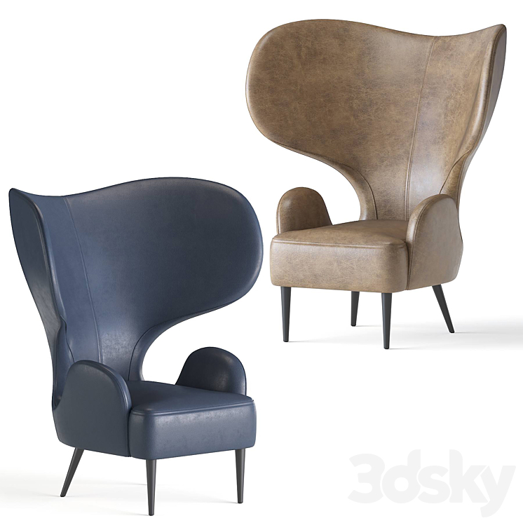 Hathi Side Chair 3DS Max - thumbnail 1