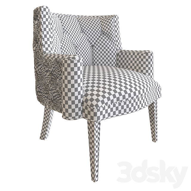 Haute House Tiffany Chair – Horchow 3DSMax File - thumbnail 3