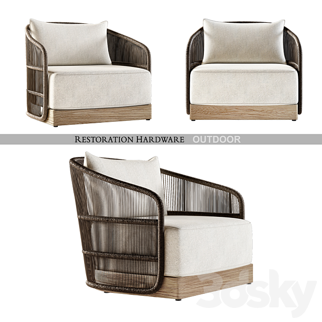 Havana Lounge Chair 3DSMax File - thumbnail 1