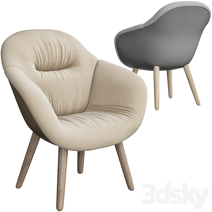 Hay aal armchair 3DS Max Model - thumbnail 3