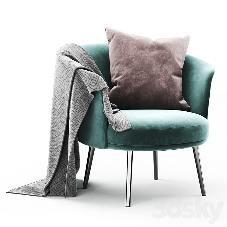 Hay Dorso Chair 3DS Max - thumbnail 1