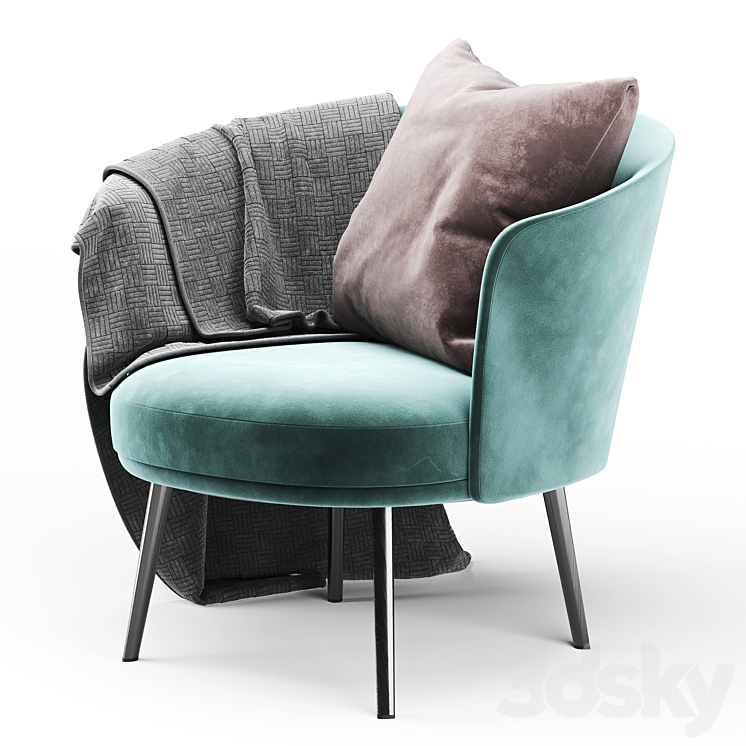 Hay Dorso Chair 3DS Max - thumbnail 2