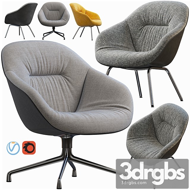 Hay Lounge Armchair 3dsmax Download - thumbnail 1