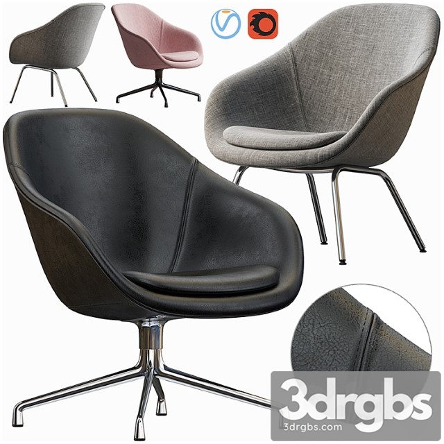 Hay lounge armchair_1 3dsmax Download - thumbnail 1