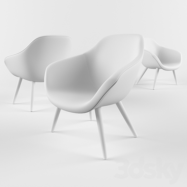 HAY LOUNGE CHAIR AAL82 3DSMax File - thumbnail 2