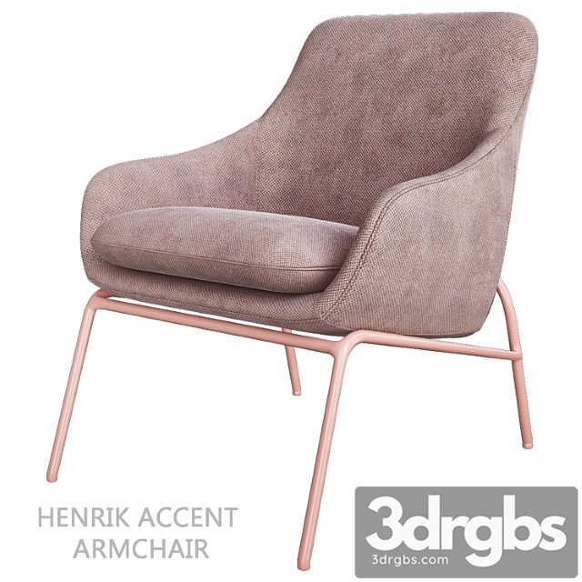 Henrik Accent Armchair 3dsmax Download - thumbnail 1