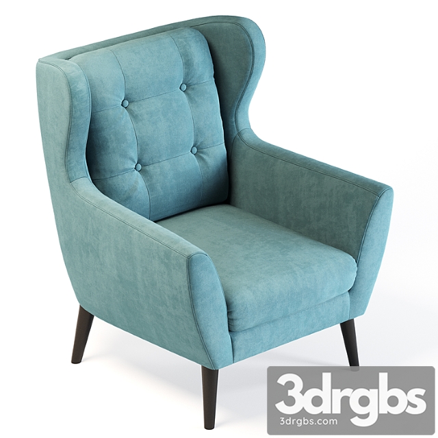 Henry armchair 3dsmax Download - thumbnail 1