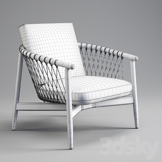 Herman Miller Crosshatch Chair 3DS Max Model - thumbnail 3