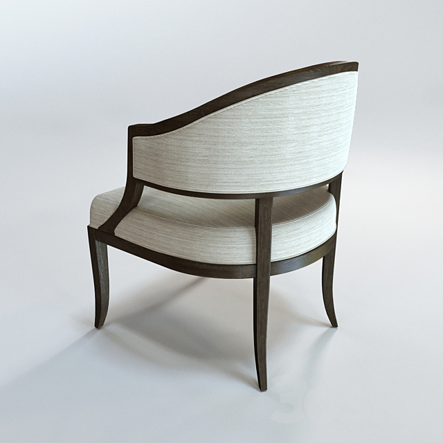 Hickory Chair Claude Chair 5412-23 3DSMax File - thumbnail 2