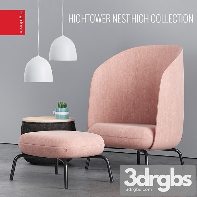 Hightower easy nest chair 3dsmax Download - thumbnail 1