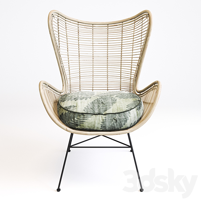 HK-Living_egg_chair 3ds Max - thumbnail 2