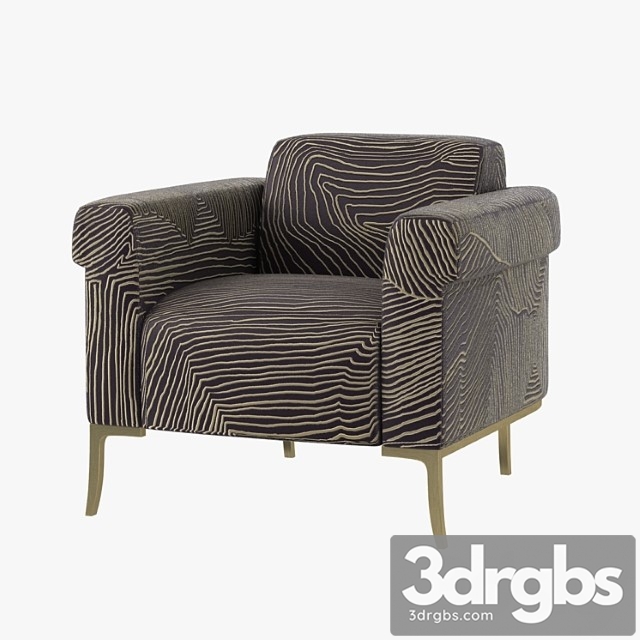 Holly hunt sheffield lounge chair 3dsmax Download - thumbnail 1