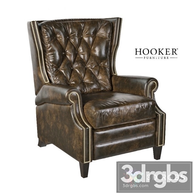 Hooker Furniture Hudson Recliner 3dsmax Download - thumbnail 1