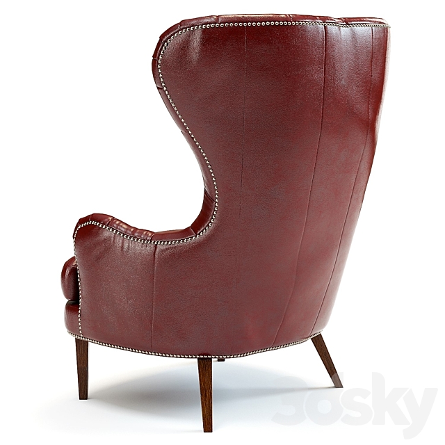 Hooker Furniture Souvereign Armchair 3DSMax File - thumbnail 3