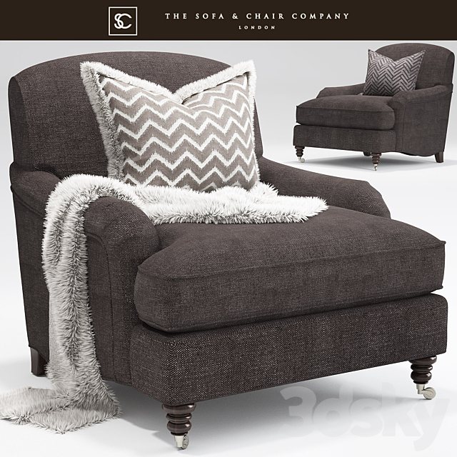 Howard _Turner_Bishop _English Arm _The sofa and chair company 3DSMax File - thumbnail 1