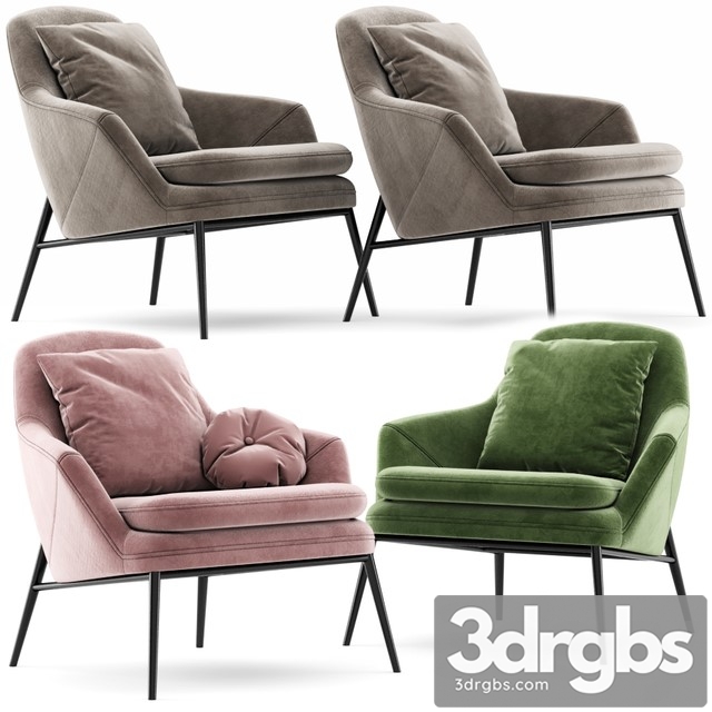 Hug Armchair 3dsmax Download - thumbnail 1