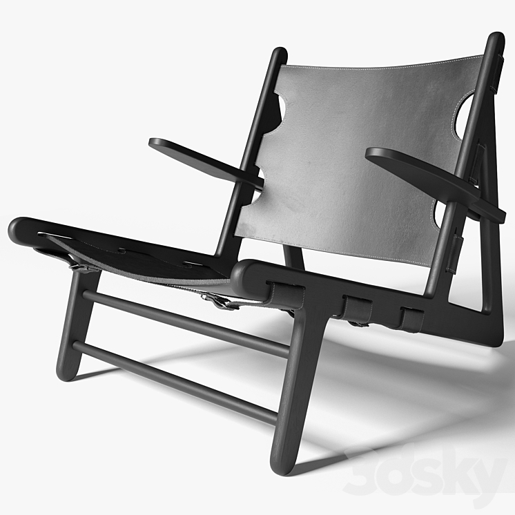 Hunting Lodge Chair 3DS Max Model - thumbnail 1