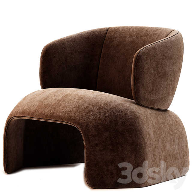 ICARUS Armchair By Linteloo 3DS Max Model - thumbnail 4