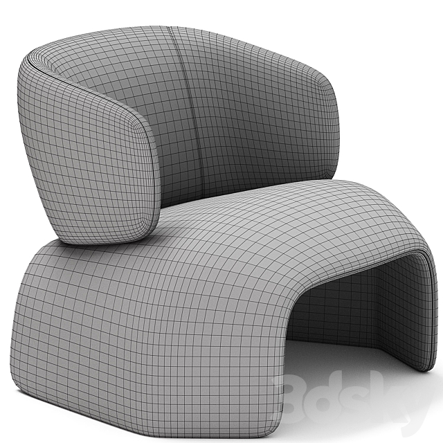 ICARUS Armchair By Linteloo 3DS Max Model - thumbnail 6