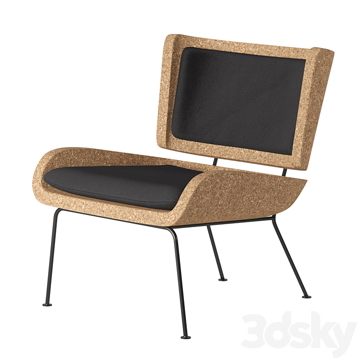 ICONS OF DENMARK Bark Lounge 3DS Max - thumbnail 1