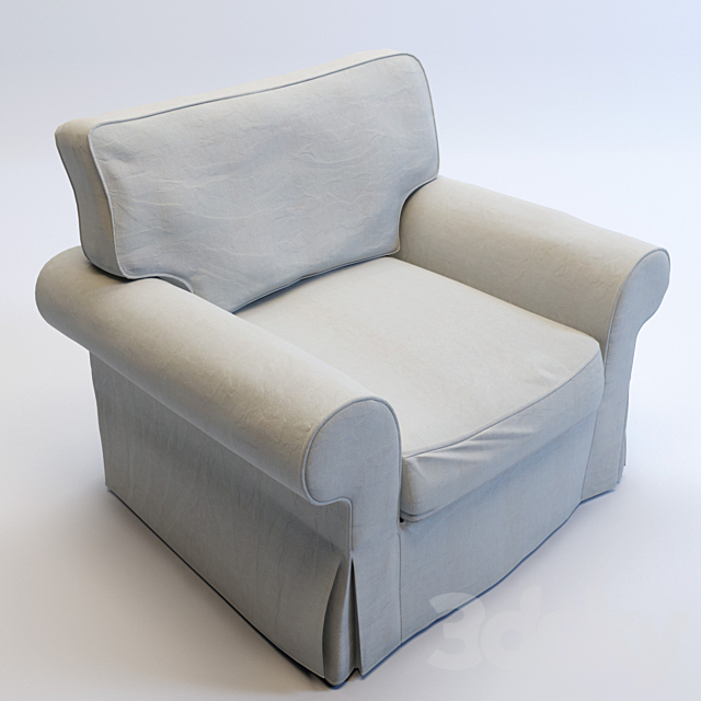 Ikea _ Ektorp Armchair 3DS Max Model - thumbnail 2