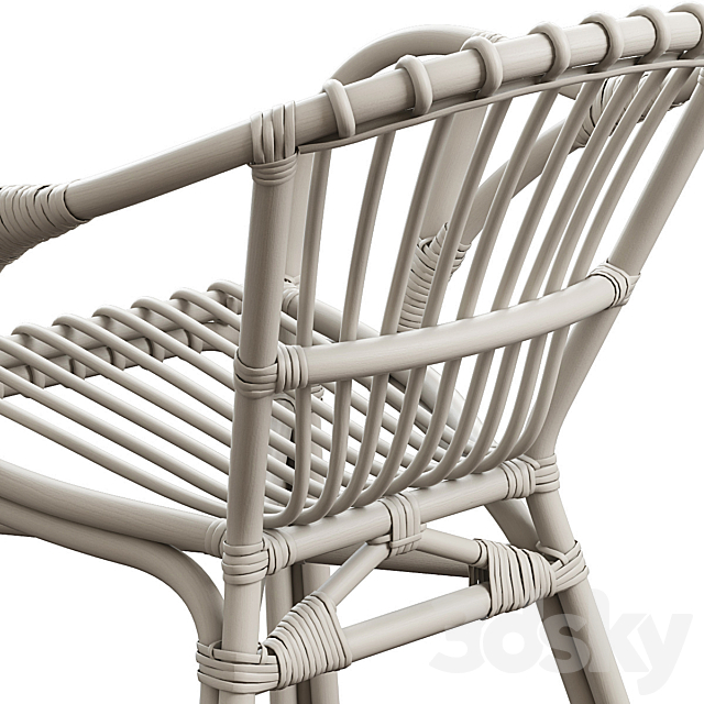 Ikea _ holmsel chair 3DS Max Model - thumbnail 2