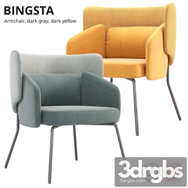 Ikea bingsta armchair 3dsmax Download - thumbnail 1