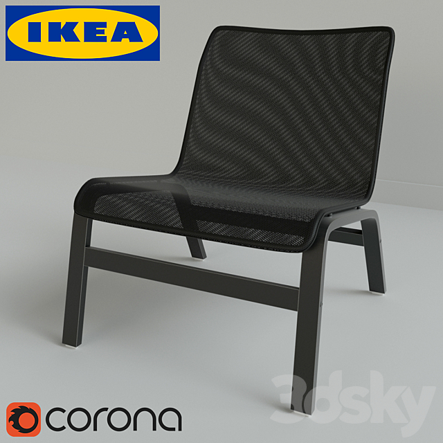 Ikea chair Nolmira 3ds Max - thumbnail 1