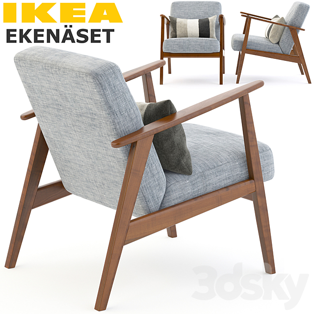 IKEA EKENÄSET (EKENASET) 3DS Max Model - thumbnail 2