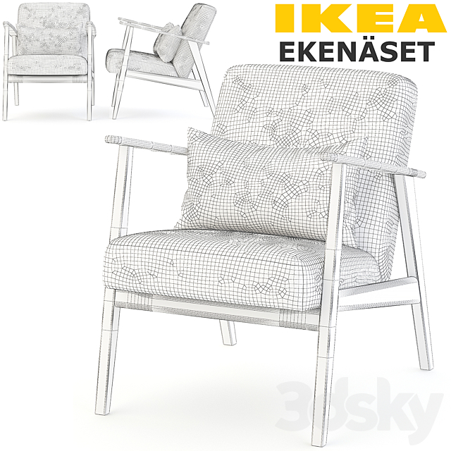 IKEA EKENÄSET (EKENASET) 3DS Max Model - thumbnail 3