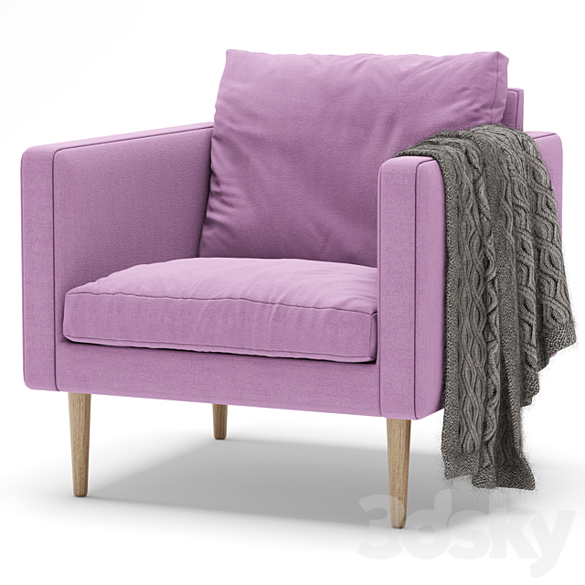 Ikea Friheten Armchair 3DS Max Model - thumbnail 2