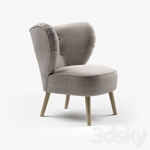 Ikea GUBBO armchair 3DSMax File - thumbnail 2