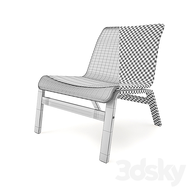 IKEA Nolmyra Armchair 3ds Max - thumbnail 3