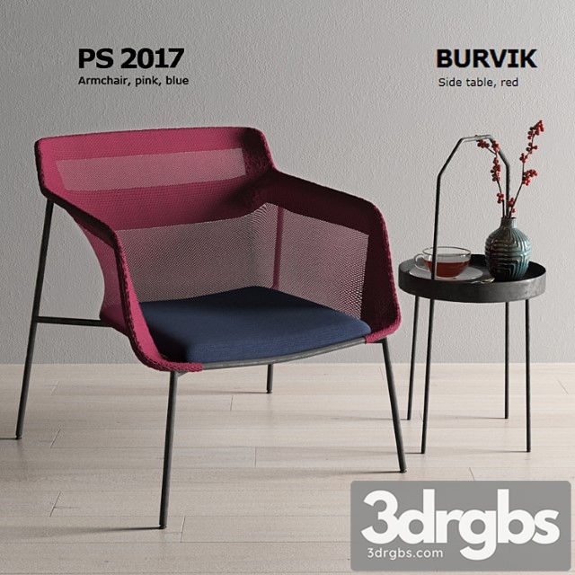 Ikea ps 2017 armchair 3dsmax Download - thumbnail 1