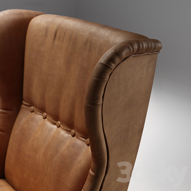 IKEA. STRANDMON. Wing chair 3DSMax File - thumbnail 3