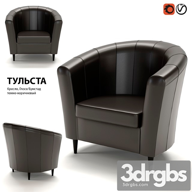 Ikea Tullsta Tullsta Armchair 3dsmax Download - thumbnail 1