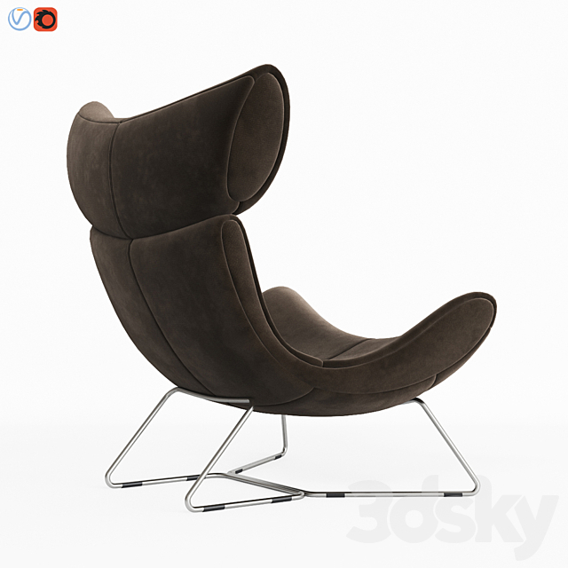 Imola Armchair Boconcept 3DS Max Model - thumbnail 3