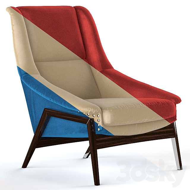 INCA ARMCHAIR | BRABBU 3ds Max - thumbnail 2