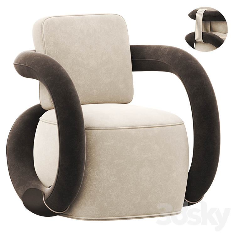 INFINITY CHAIR BY Alter Ego Studio 3DS Max Model - thumbnail 1