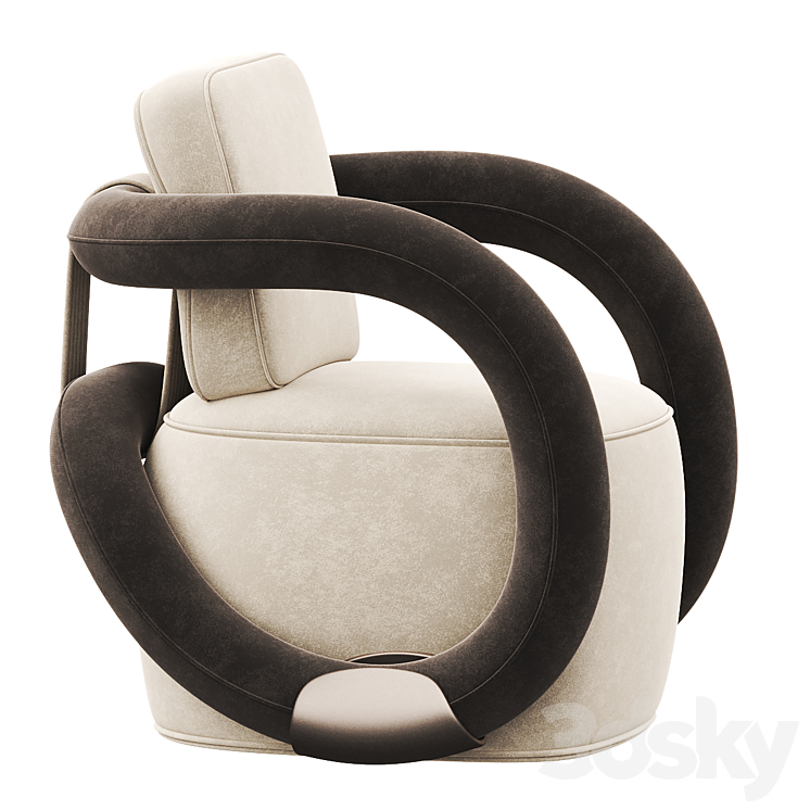 INFINITY CHAIR BY Alter Ego Studio 3DS Max Model - thumbnail 2