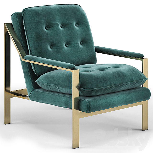 Ingrid Chair Emerald 3DSMax File - thumbnail 1