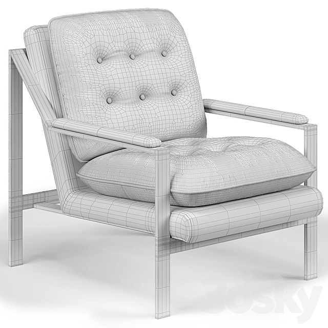 Ingrid Chair Emerald 3DSMax File - thumbnail 3