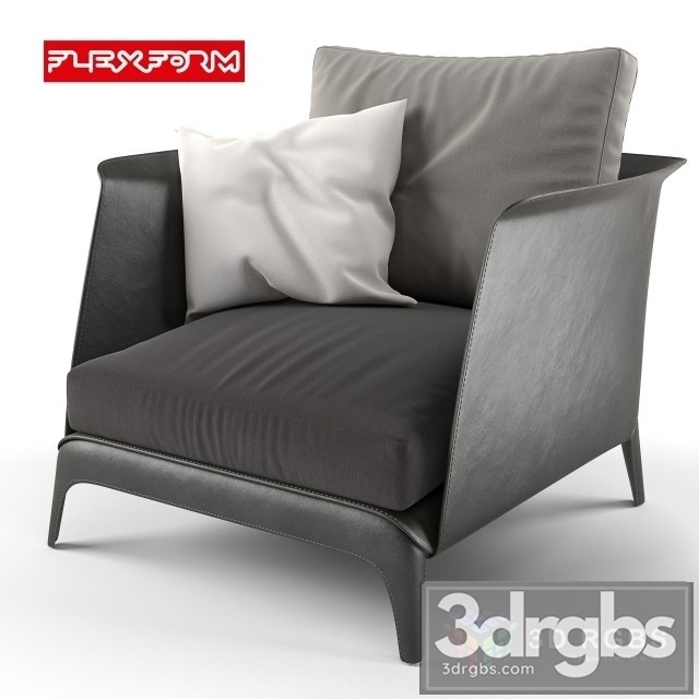 Isabel Armchair 3dsmax Download - thumbnail 1