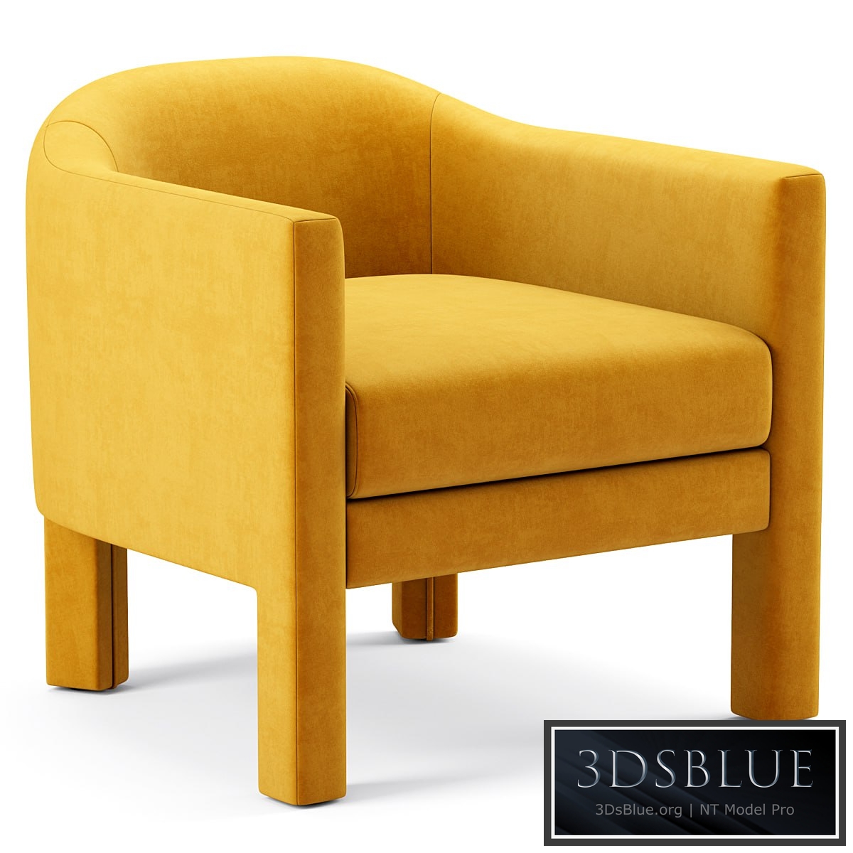 Isabella Chair westelm 3DS Max - thumbnail 3