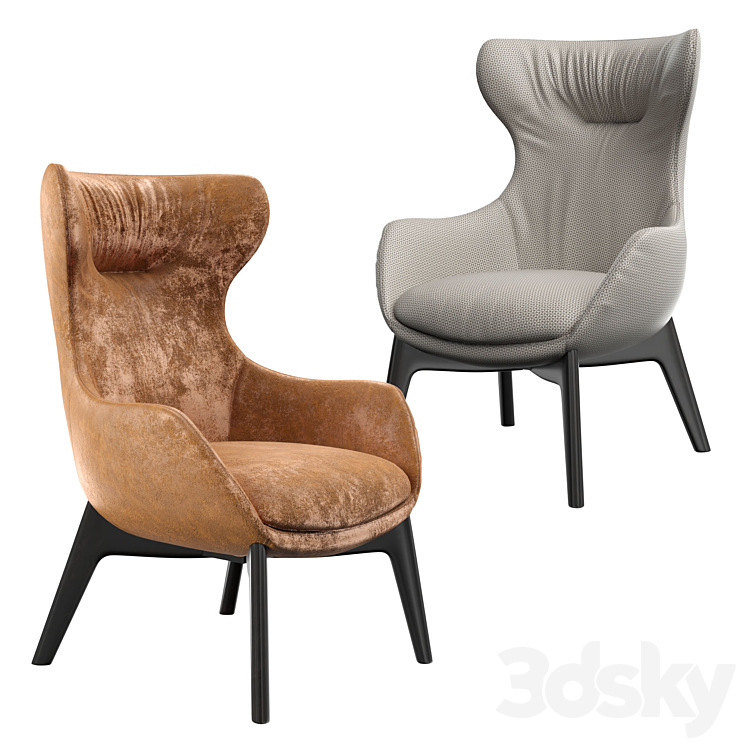 Iseo Nicoline chair 3DS Max - thumbnail 1